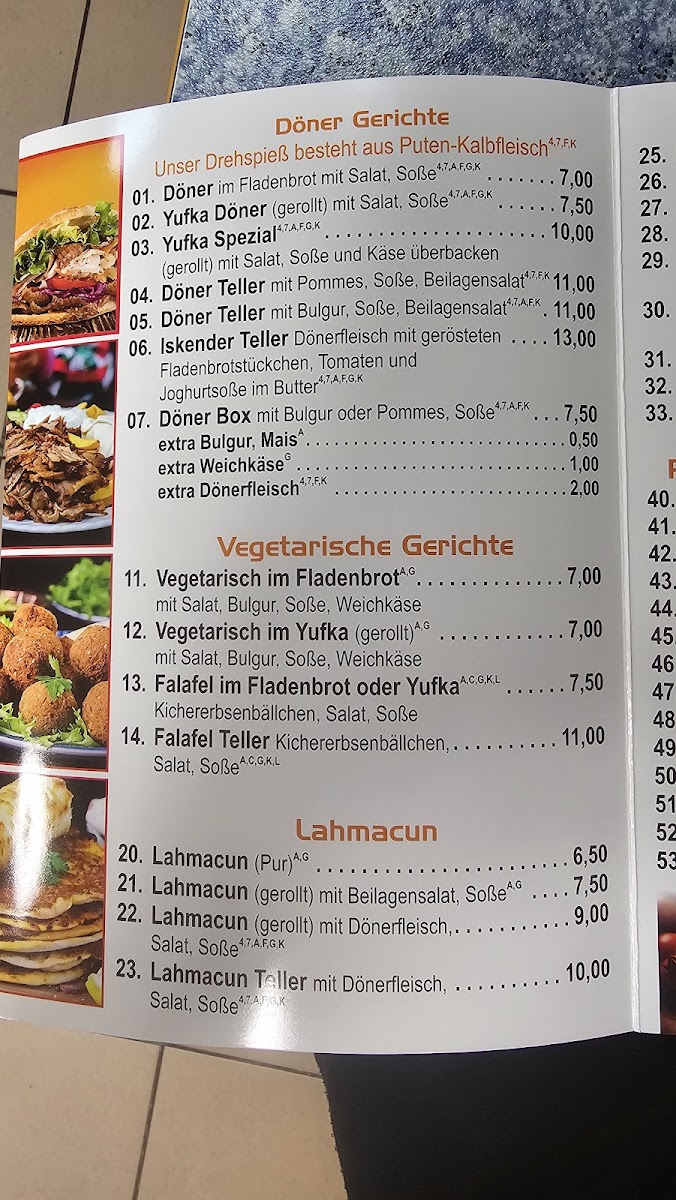 Baran Pizza- &Kebap-Haus Photo Menu 8