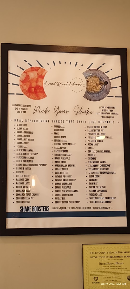 Broad Street Blends Photo Menu 1