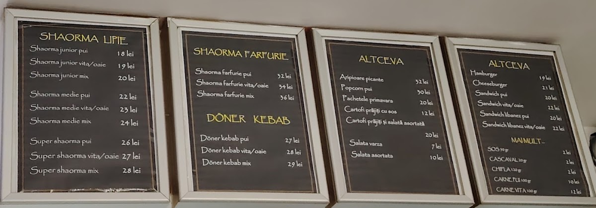 Saray Roman - Shaorma&Kebab Photo Menu 1