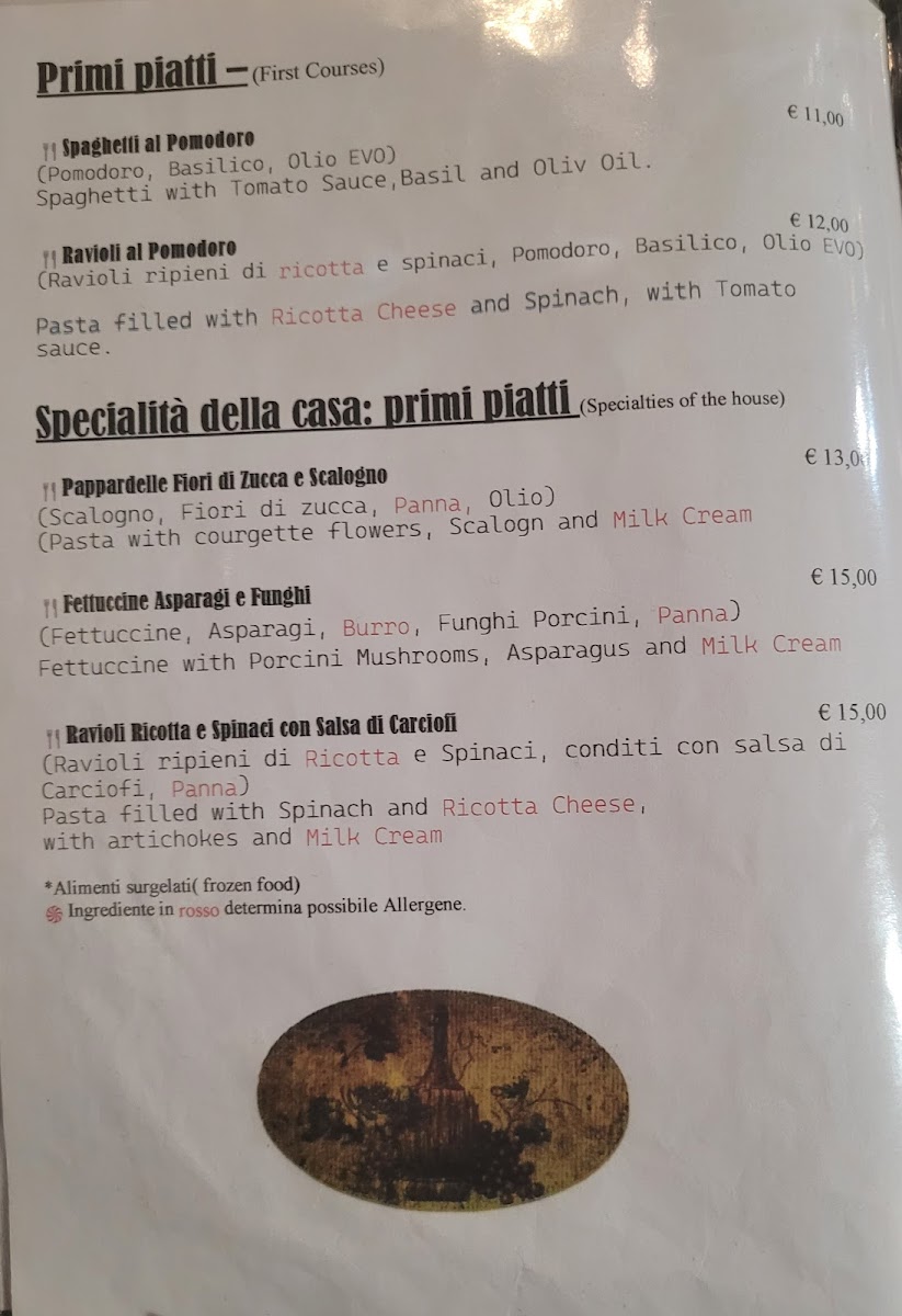 La Cisterna Photo Menu 8