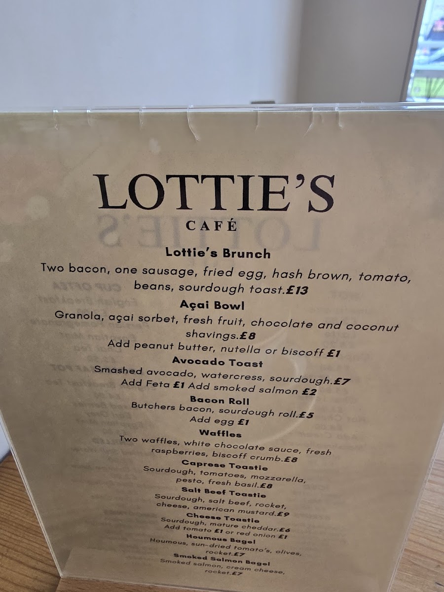 Lottie’s Photo Menu 2