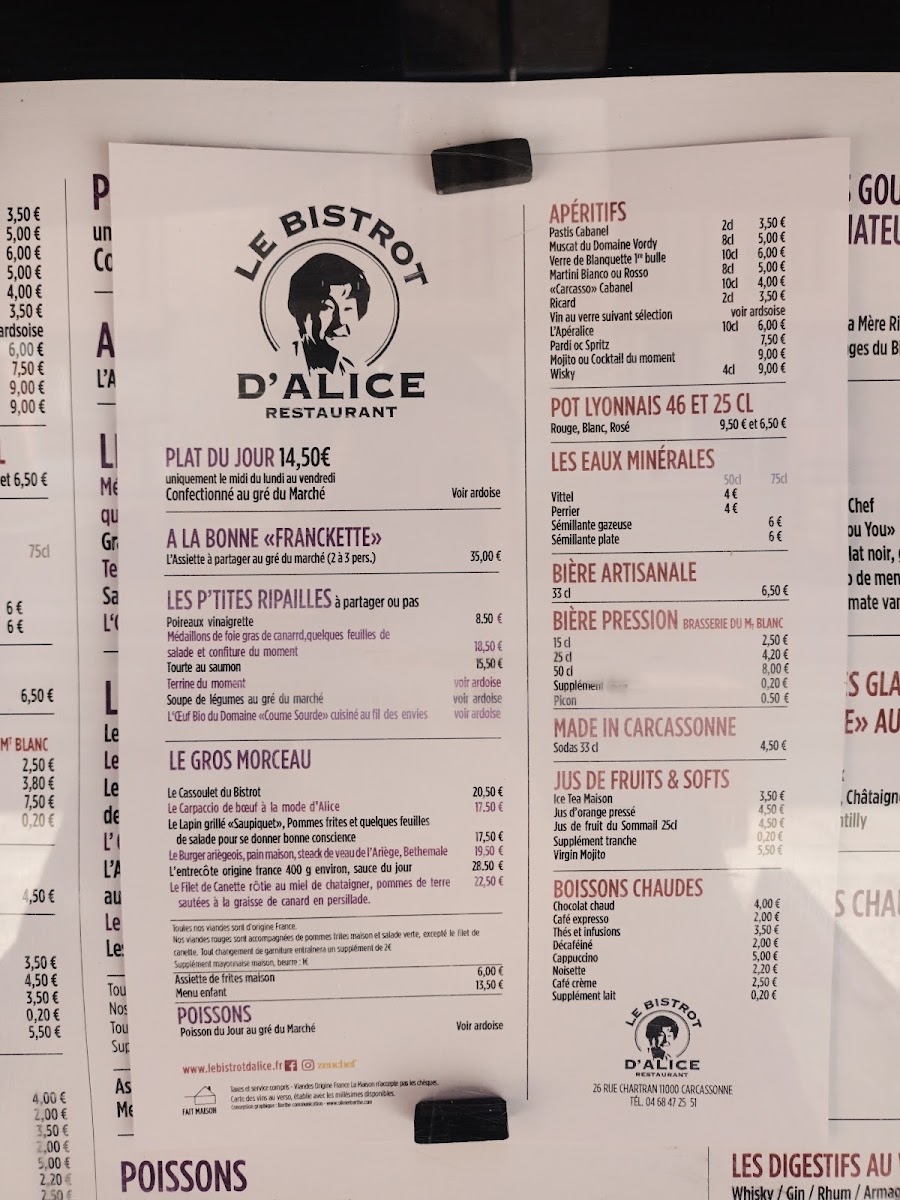 Le Bistrot d'Alice Photo Menu 9