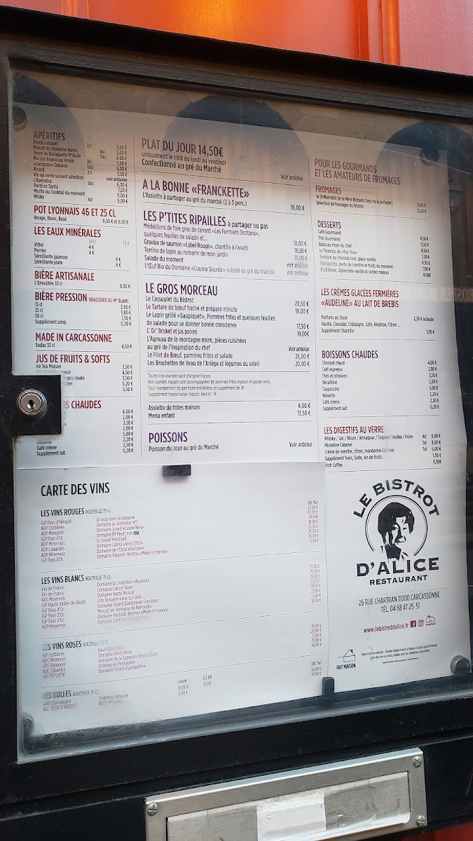 Le Bistrot d'Alice Photo Menu 8