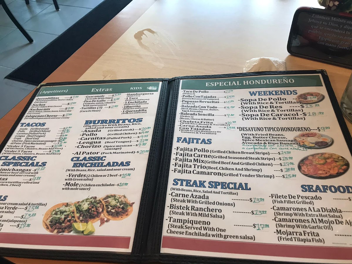 Kairos Latin Restaurant Photo Menu 2