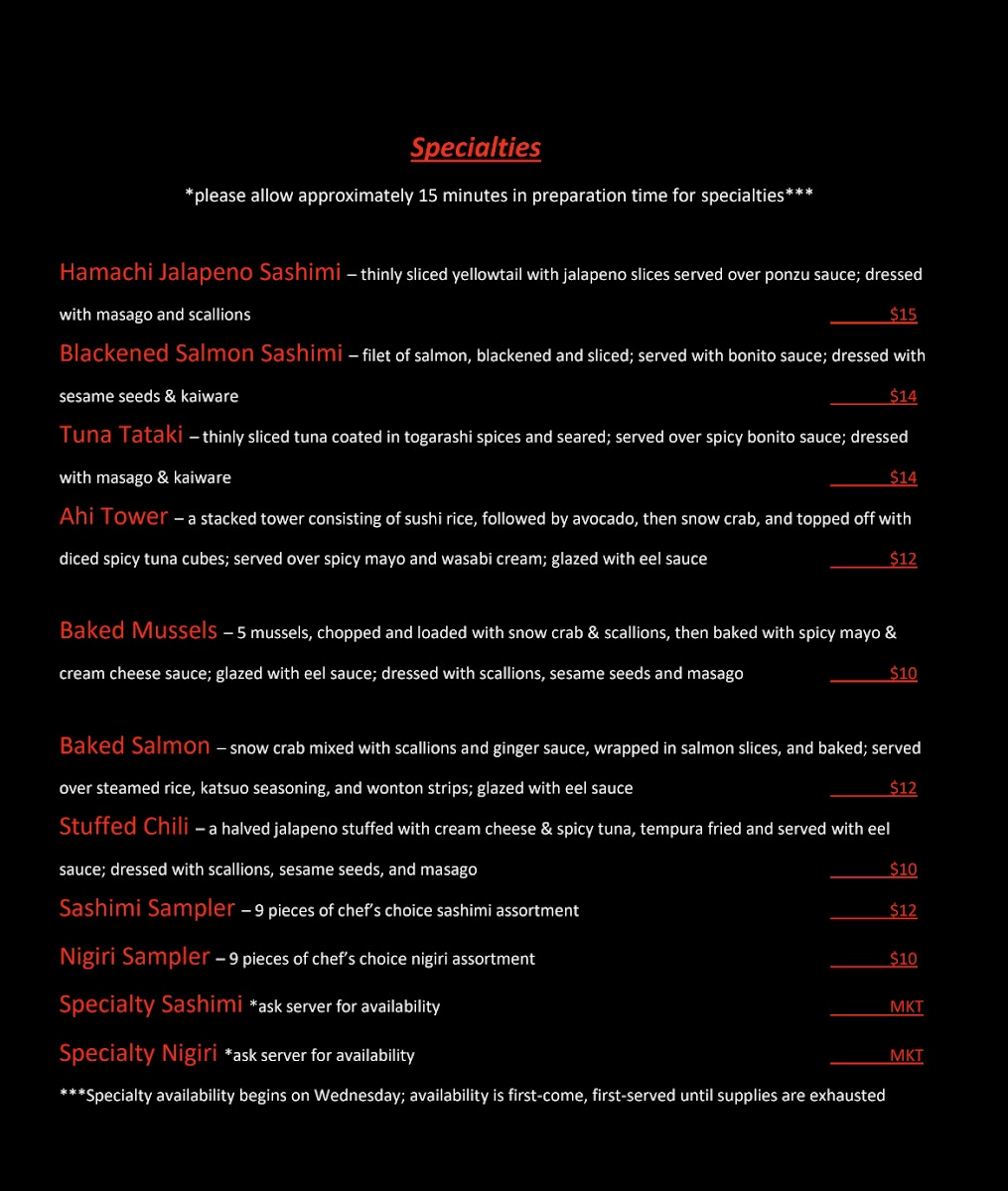 Rawz Bistro Photo Menu 6