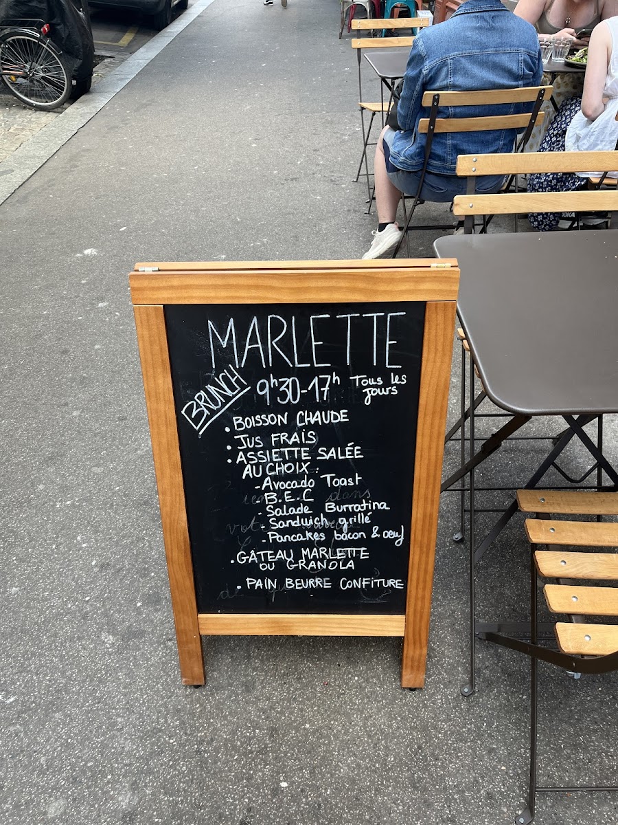 Café Marlette - Brunch Montmartre Photo Menu 10