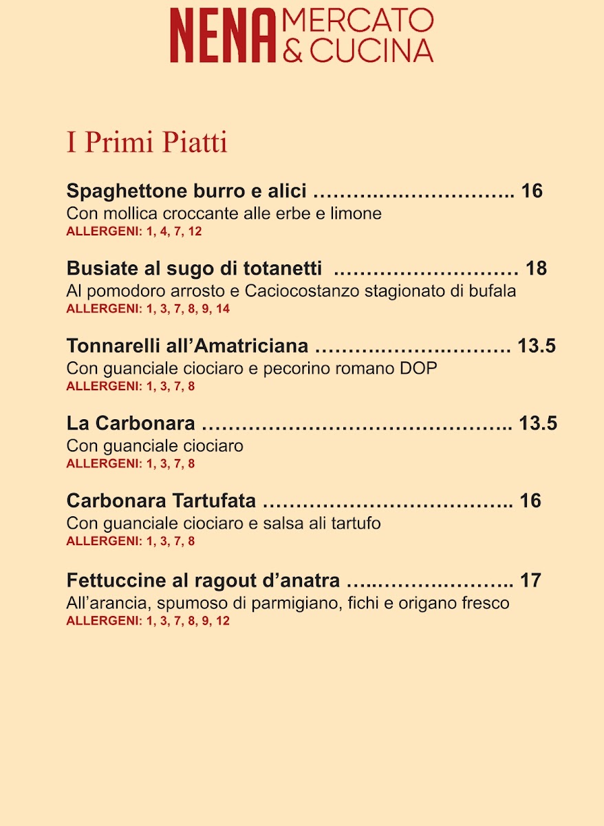 Nena Mercato&Cucina Photo Menu 2