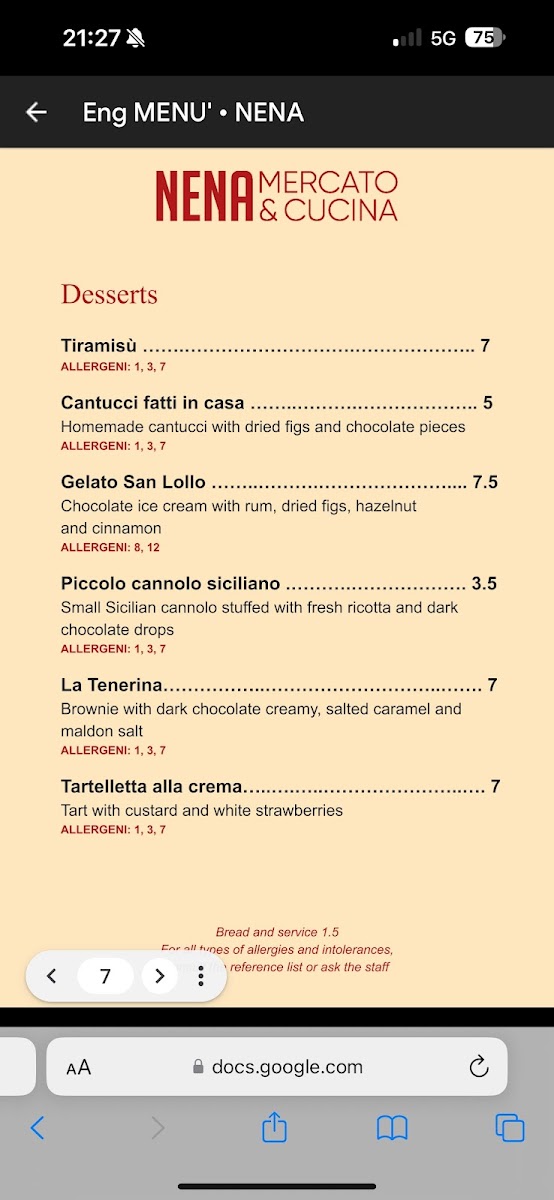Nena Mercato&Cucina Photo Menu 7