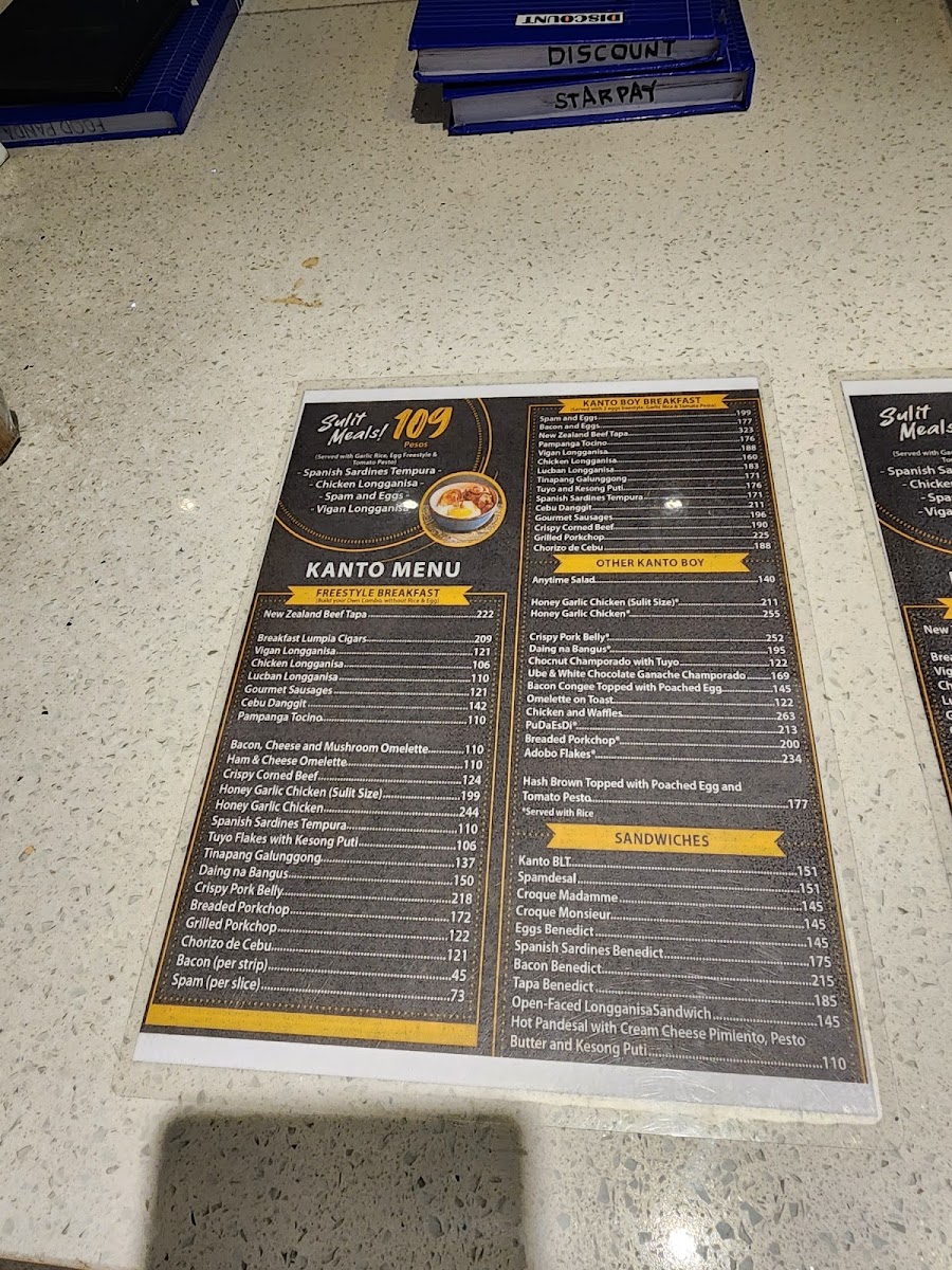 Kanto Freestyle Breakfast Ateneo Photo Menu 5