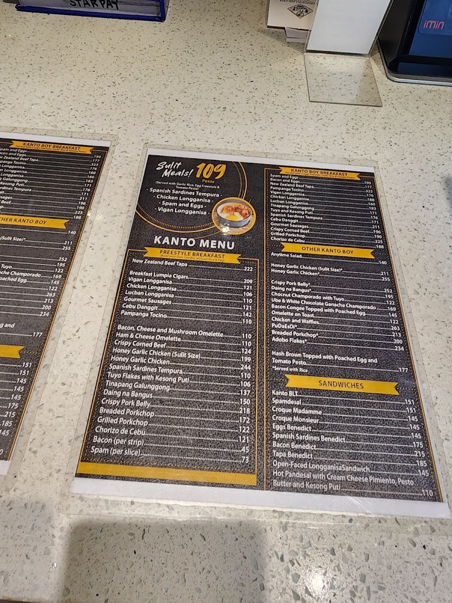 Kanto Freestyle Breakfast Ateneo Photo Menu 6