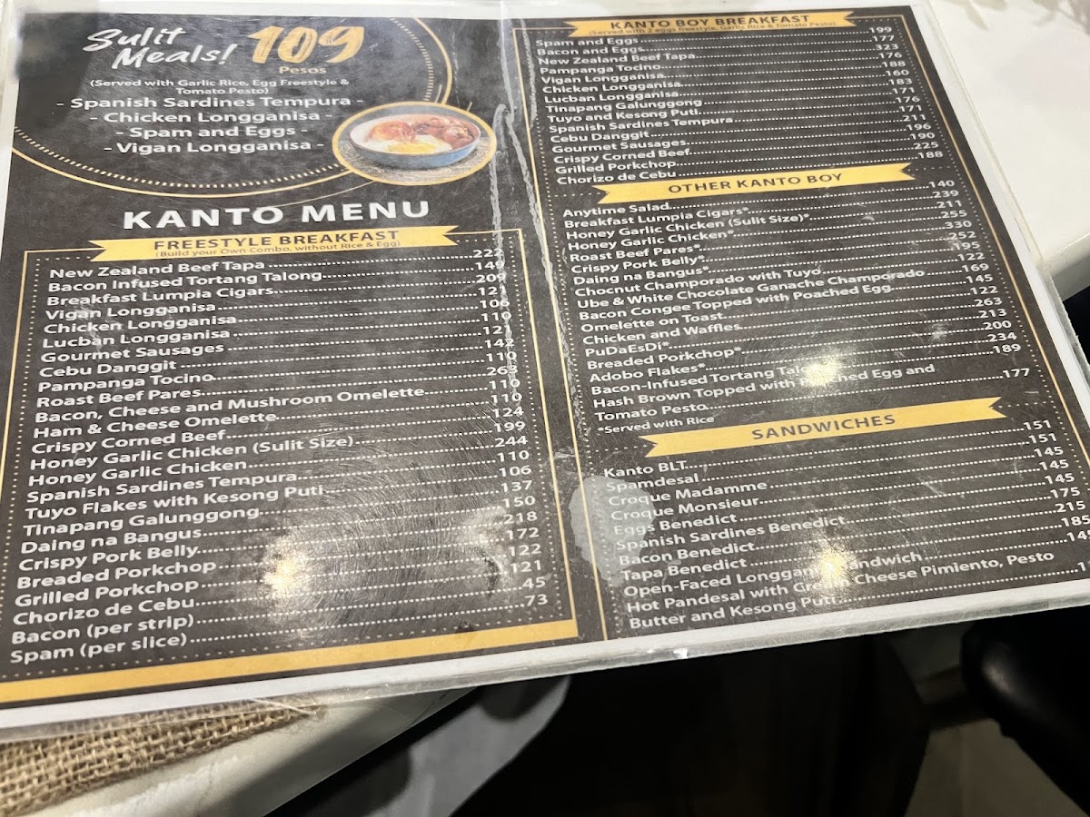 Kanto Freestyle Breakfast Ateneo Photo Menu 7