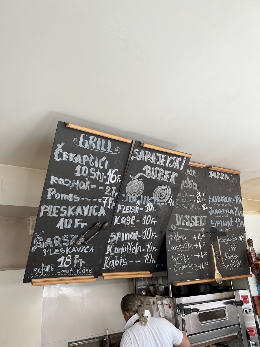 Sarajevska Ćevabdžinica Photo Menu 5