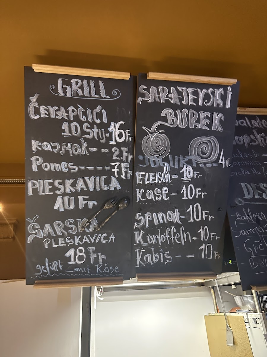 Sarajevska Ćevabdžinica Photo Menu 7