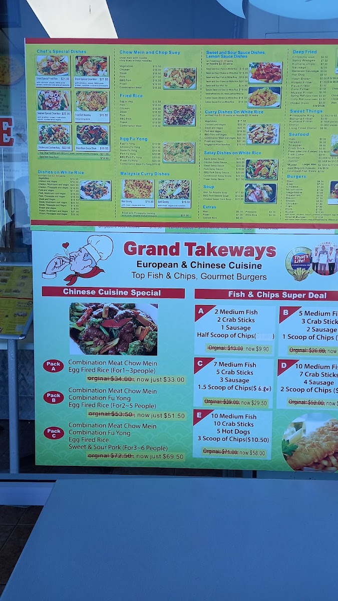 Grand Takeaways Photo Menu 5
