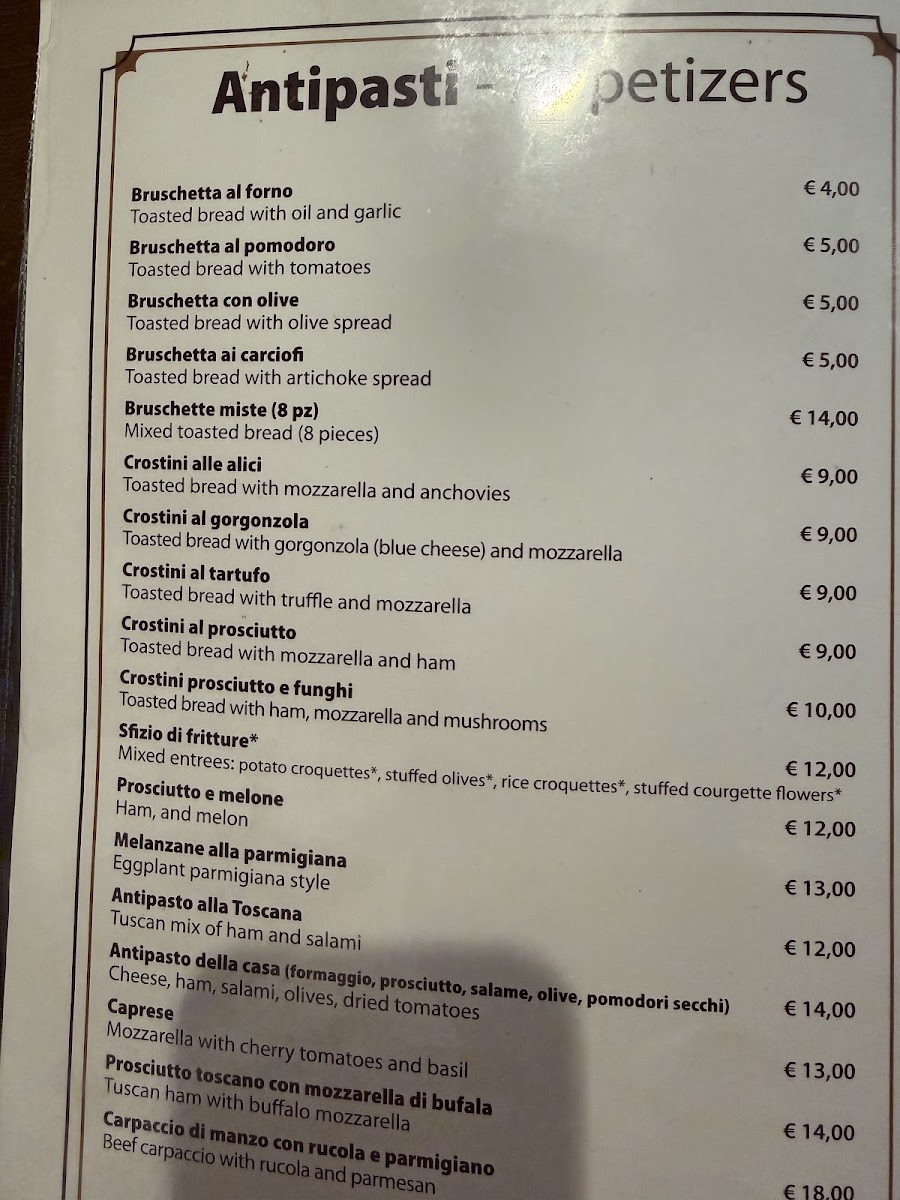 Il Barroccio Roma Photo Menu 5