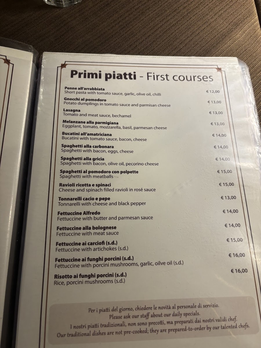 Il Barroccio Roma Photo Menu 6