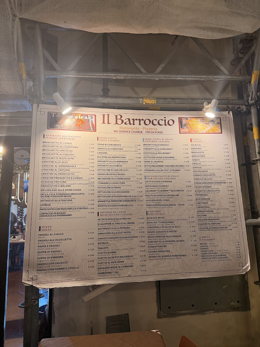 Il Barroccio Roma Photo Menu 7