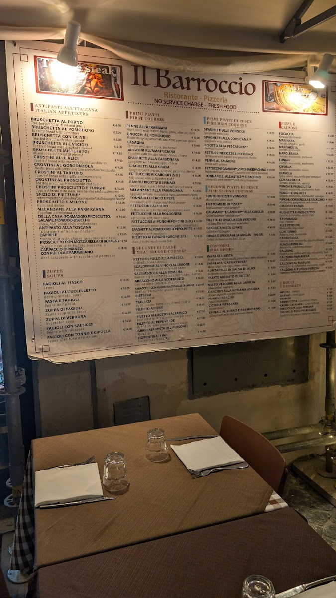 Il Barroccio Roma Photo Menu 9