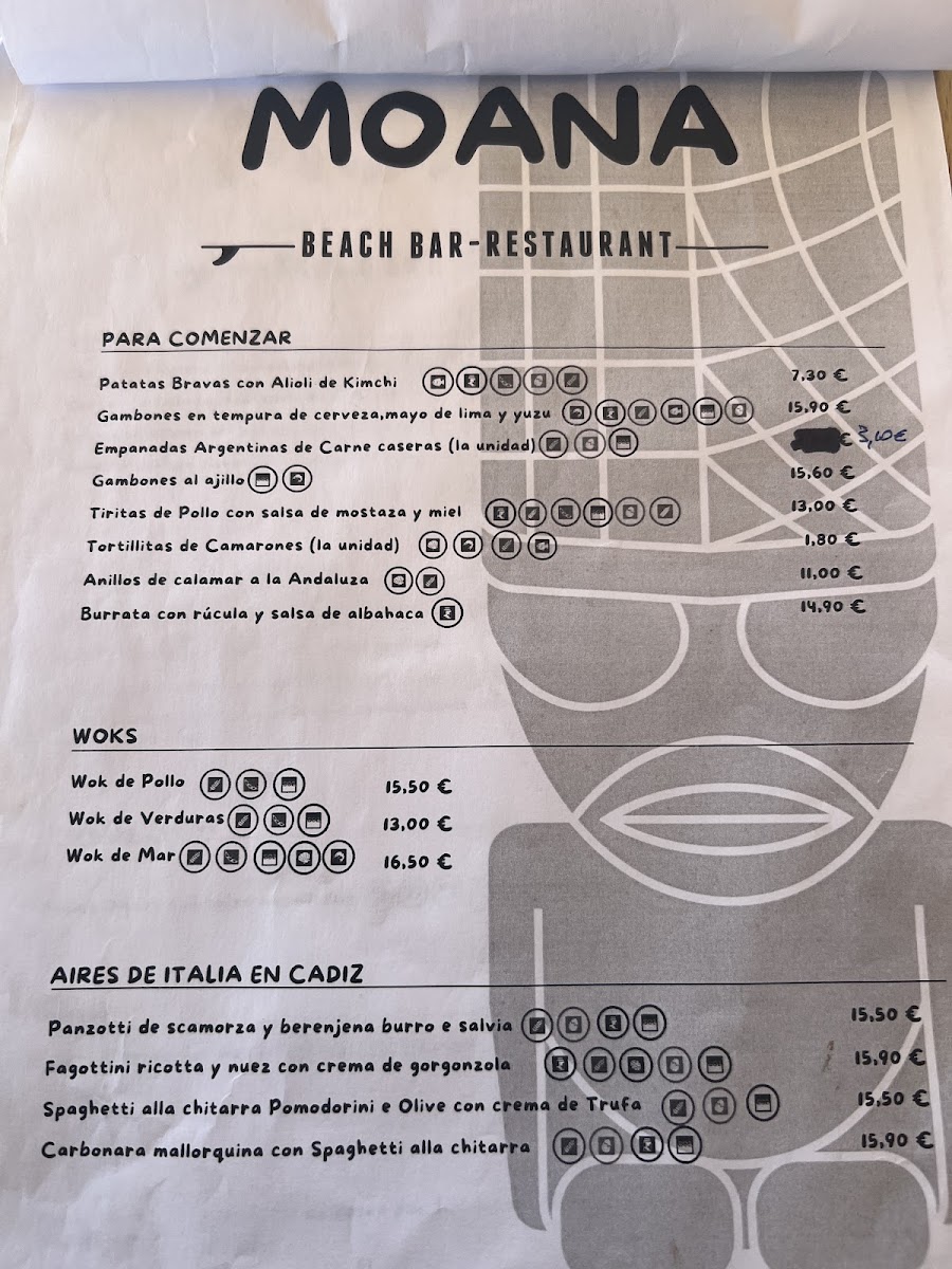 Moana Beach Bar - Restaurant Photo Menu 2