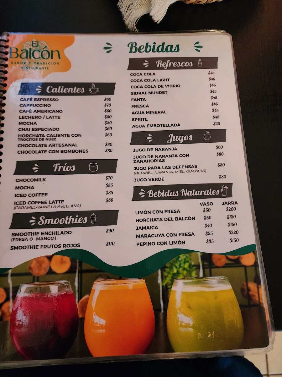 Restaurante El Balcón Sabor Y Tradición Photo Menu 1