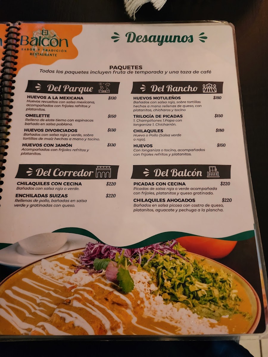 Restaurante El Balcón Sabor Y Tradición Photo Menu 3