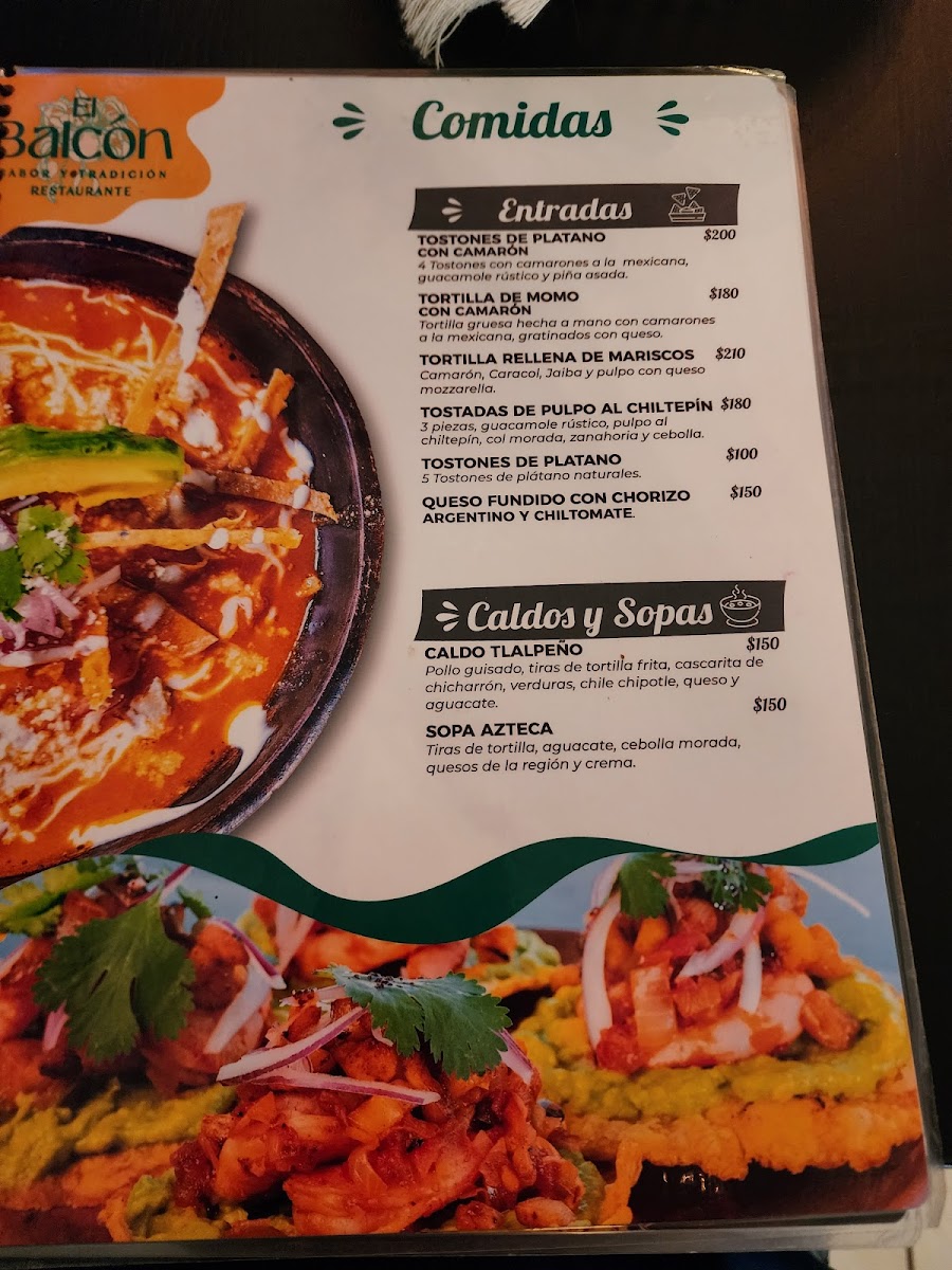 Restaurante El Balcón Sabor Y Tradición Photo Menu 6