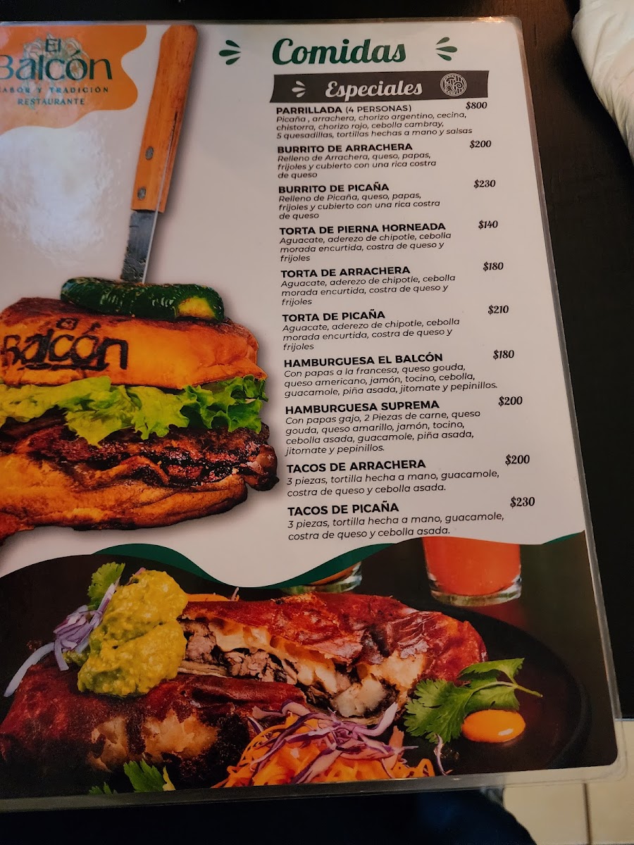 Restaurante El Balcón Sabor Y Tradición Photo Menu 8