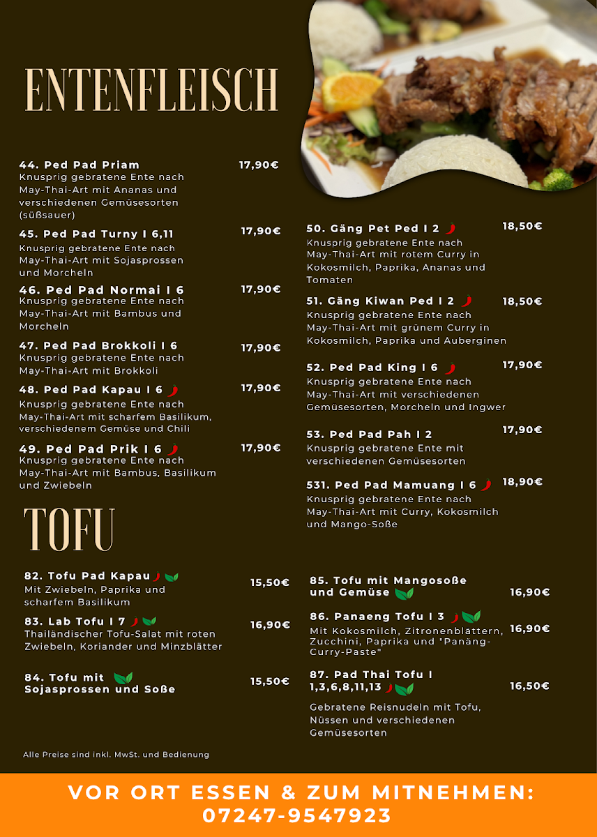 Rian Thai Bistro Photo Menu 2