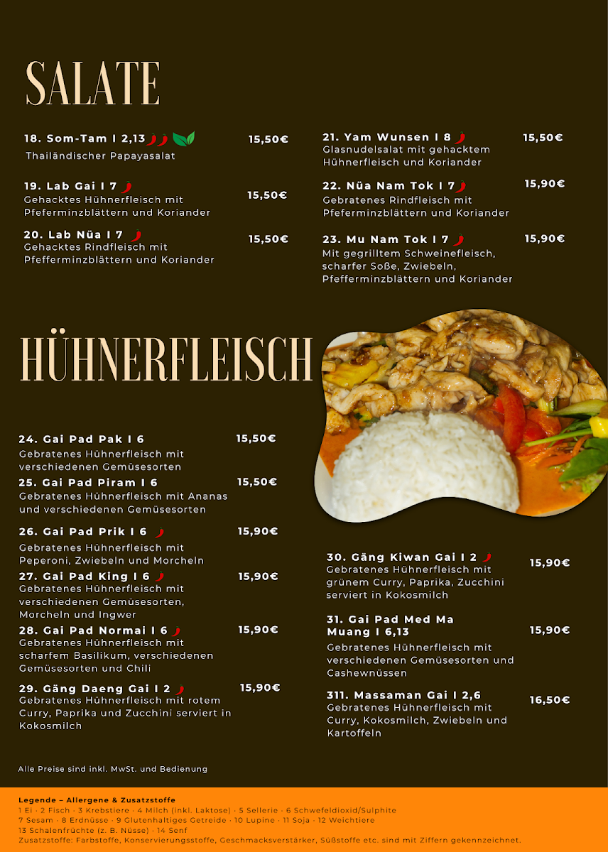 Rian Thai Bistro Photo Menu 3