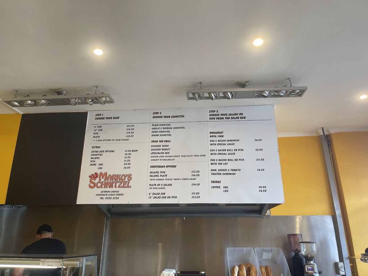 Marko's Schnitzel Photo Menu 4