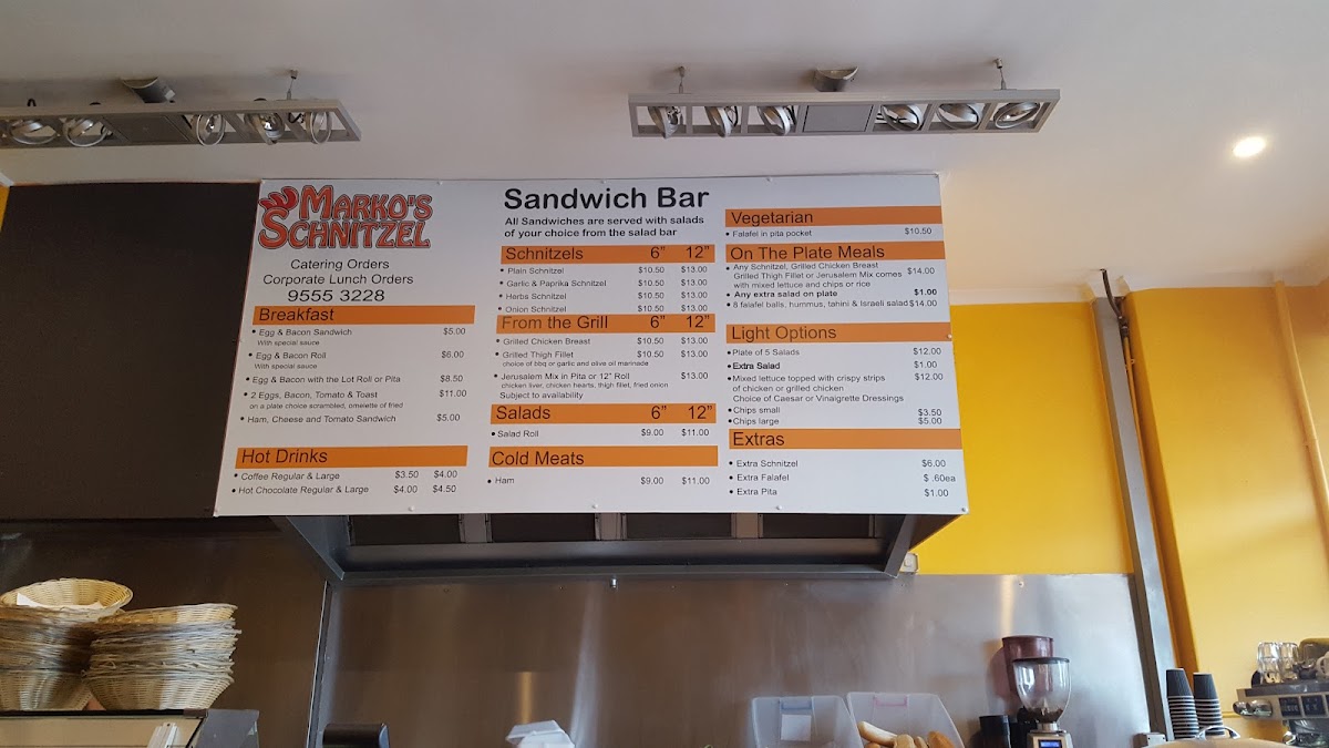 Marko's Schnitzel Photo Menu 6