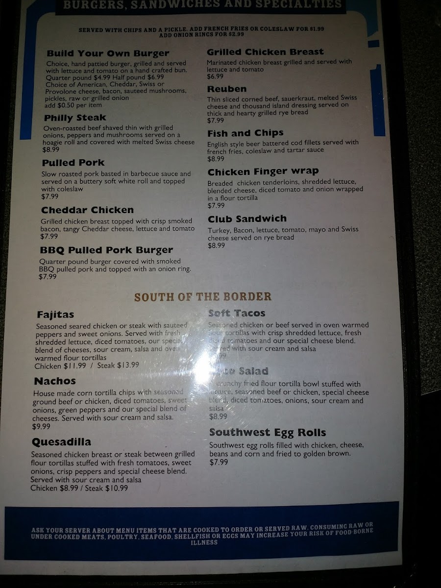 Sharks Bar & Grill Photo Menu 8