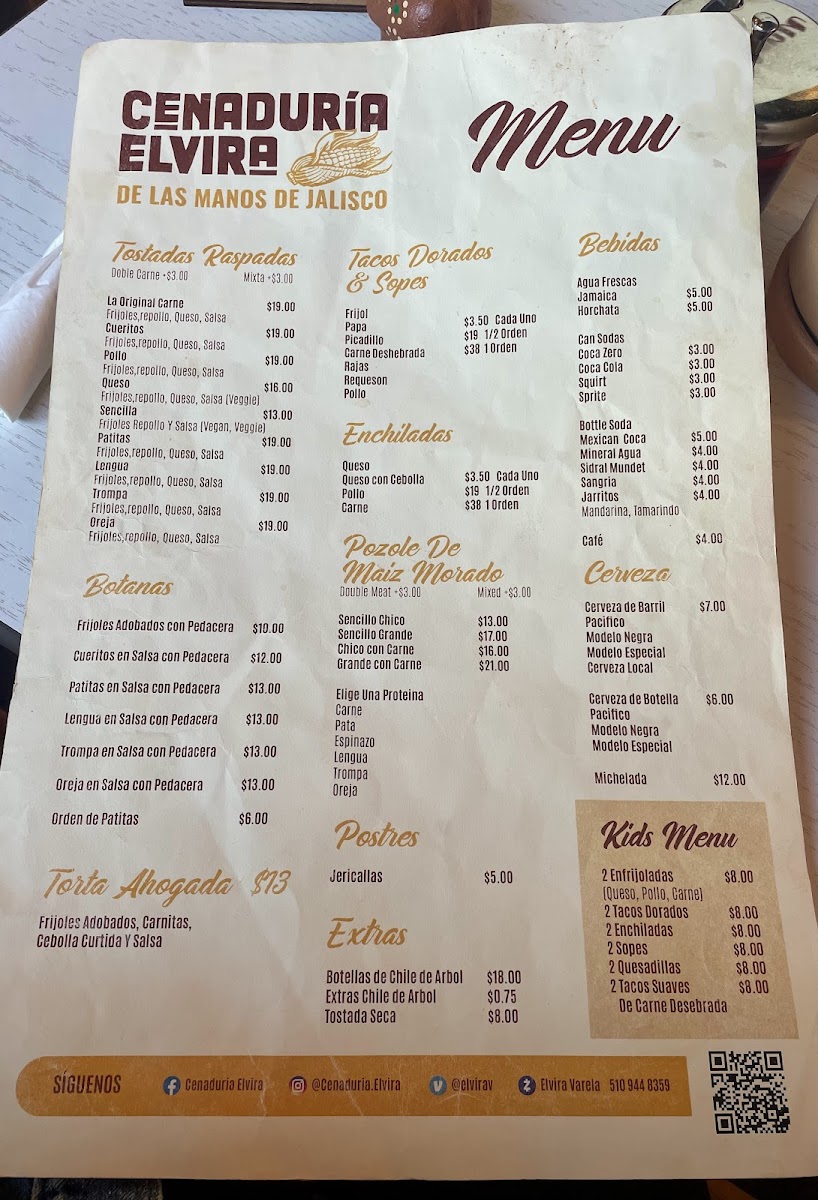 Cenaduria Elvira Photo Menu 4