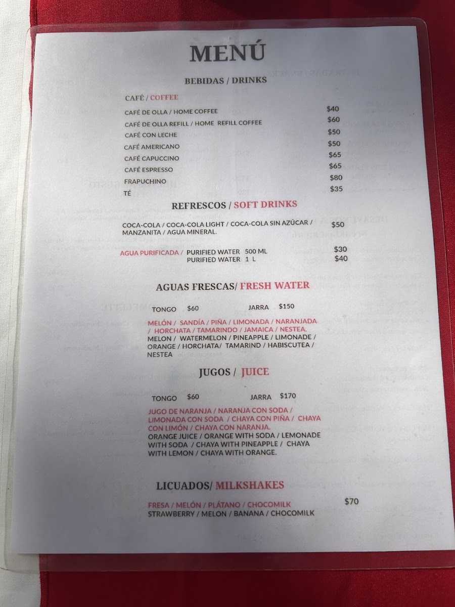 Eleganzza Restaurant Photo Menu 2