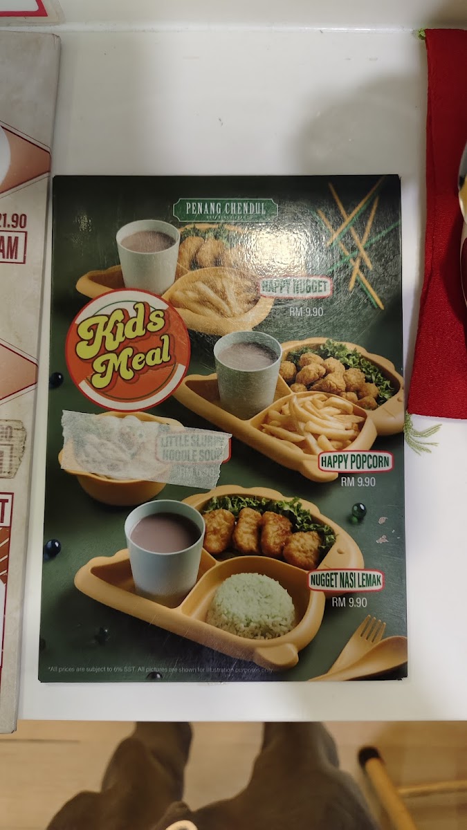 Penang Chendul Elmina Lakeside Mall Photo Menu 2