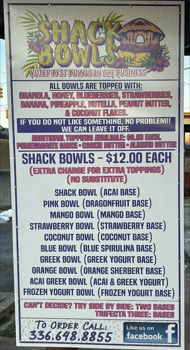 Jack's Food Shack Photo Menu 2