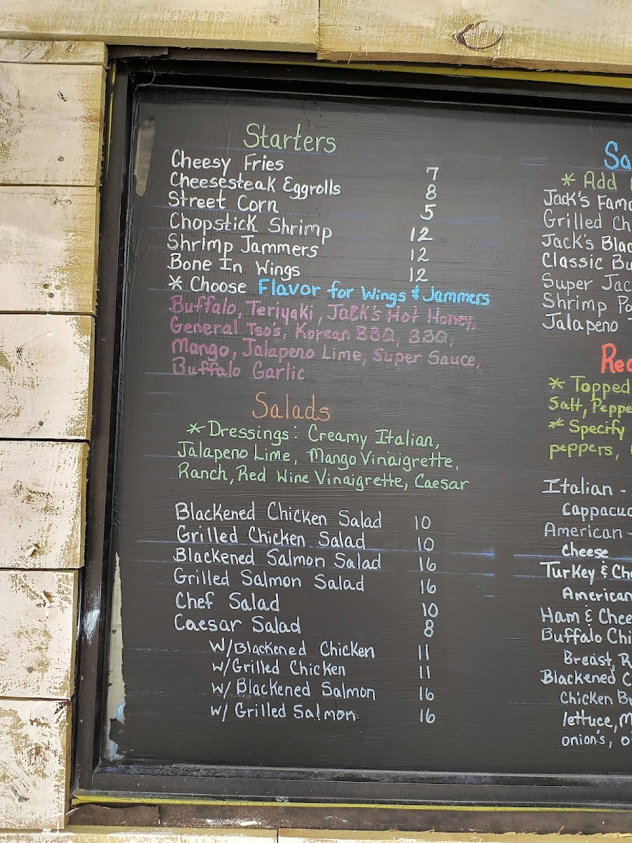 Jack's Food Shack Photo Menu 5