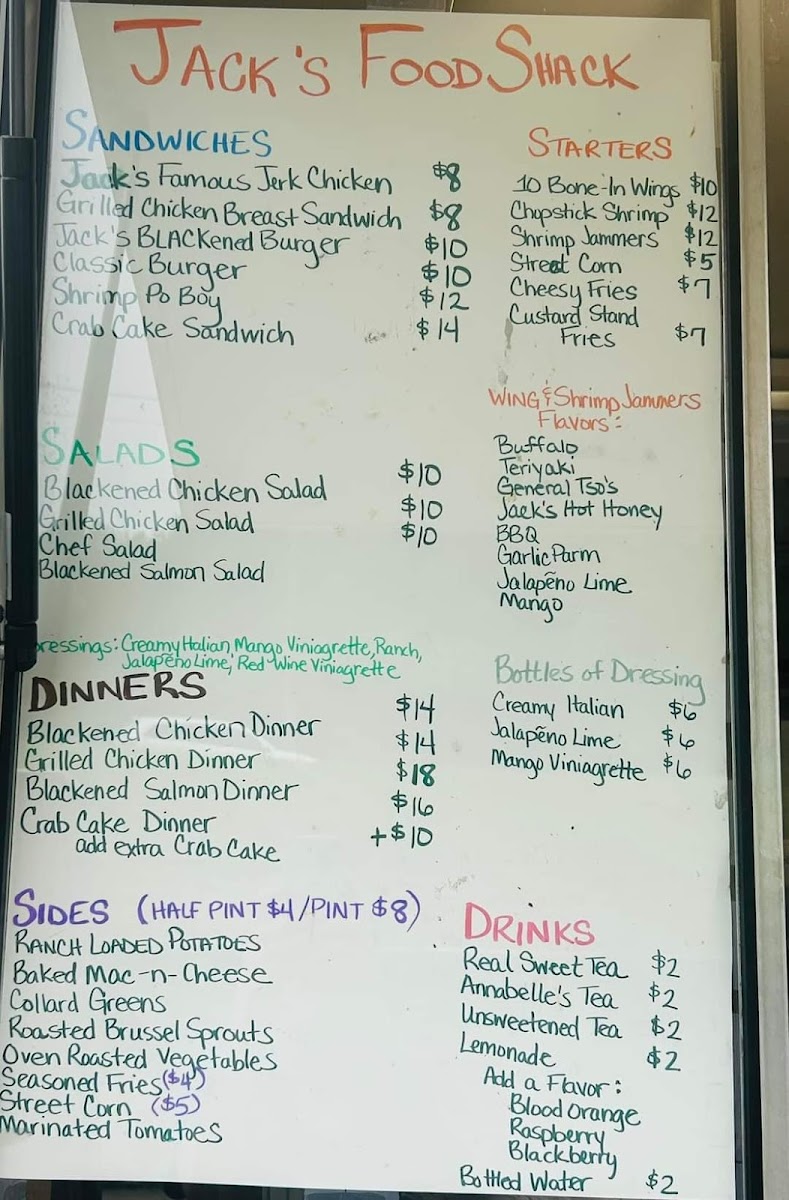 Jack's Food Shack Photo Menu 6