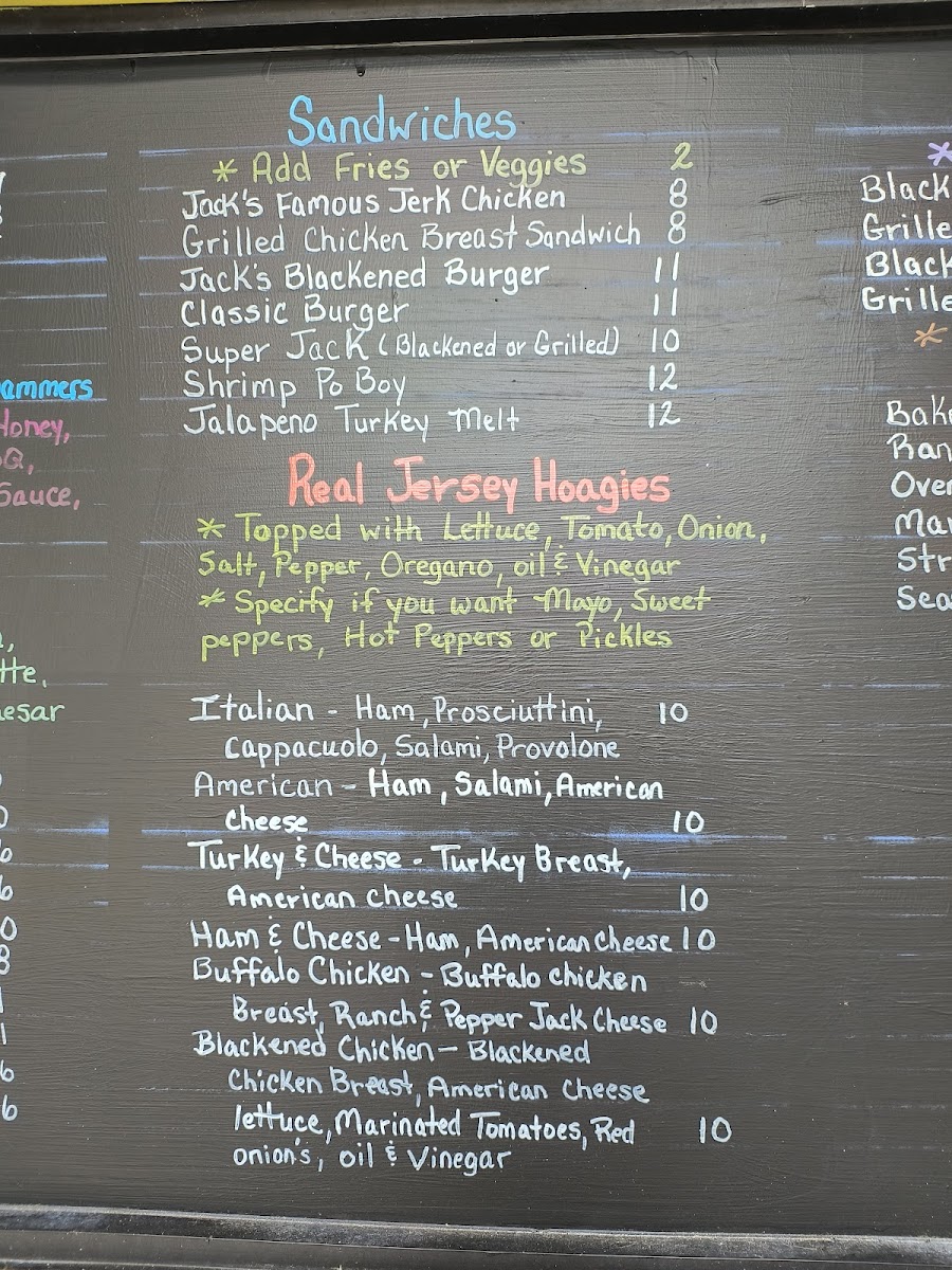 Jack's Food Shack Photo Menu 7