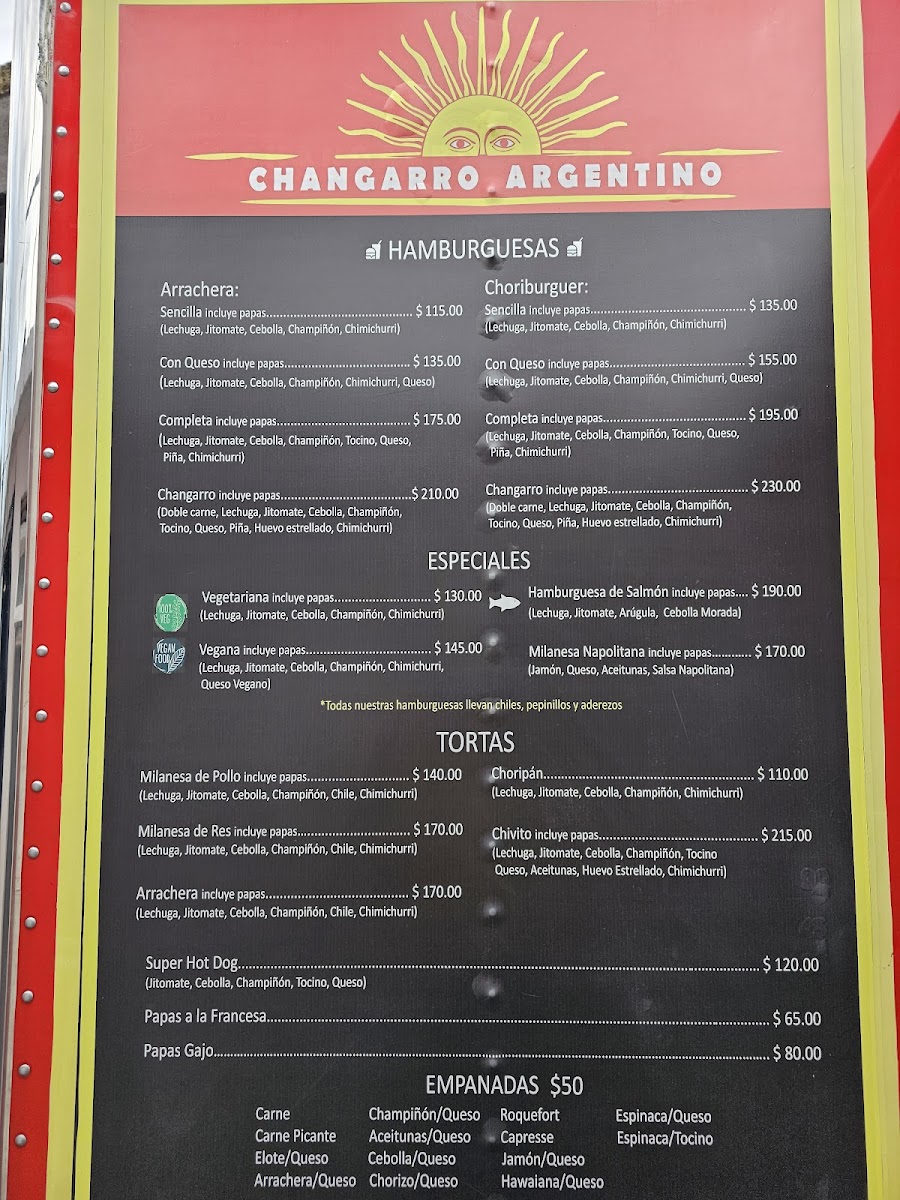 Changarro Argentino Encinos Photo Menu 1