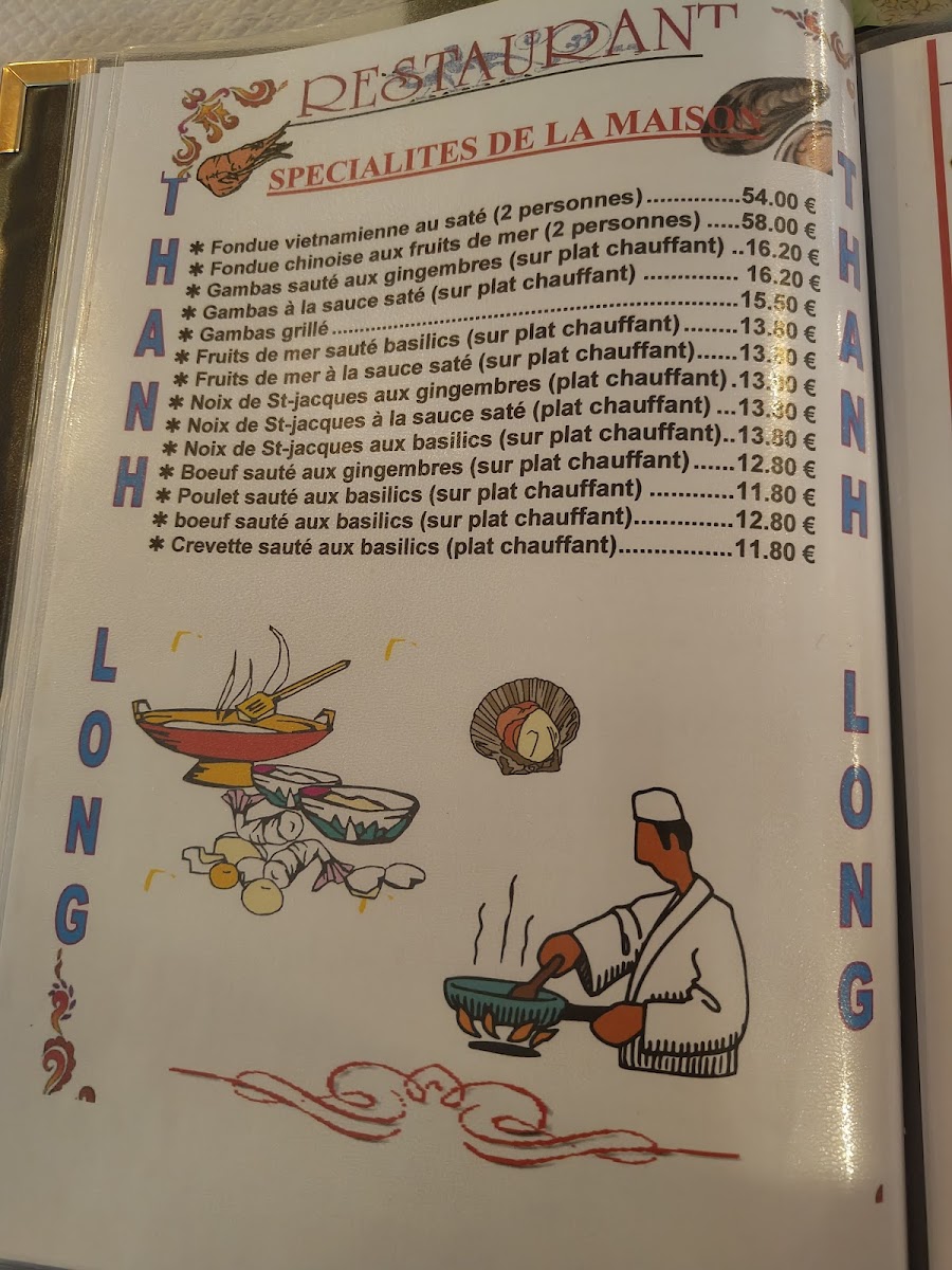 Thanh Long Restaurant Photo Menu 8