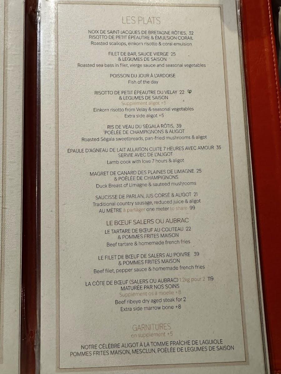 Ambassade d’Auvergne Photo Menu 5