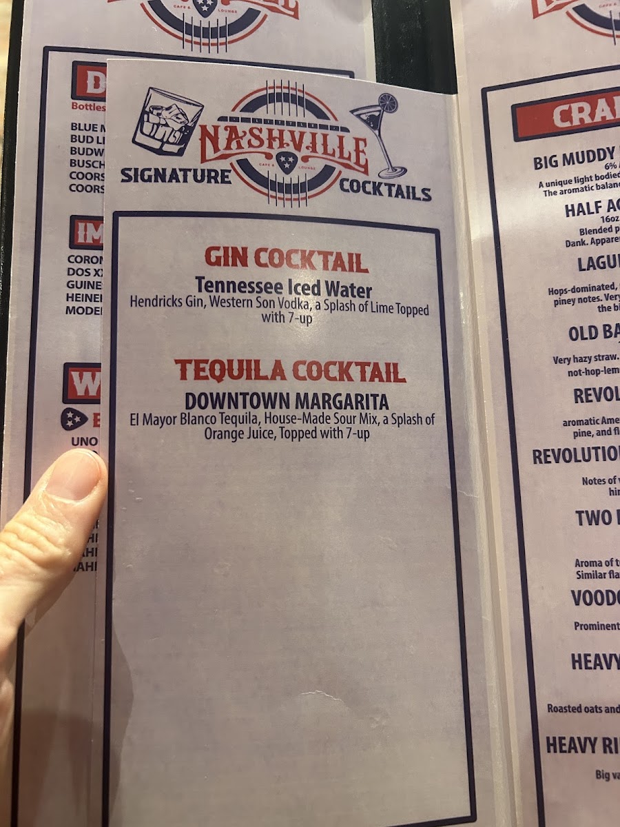 The Little Nashville Cafe Photo Menu 3