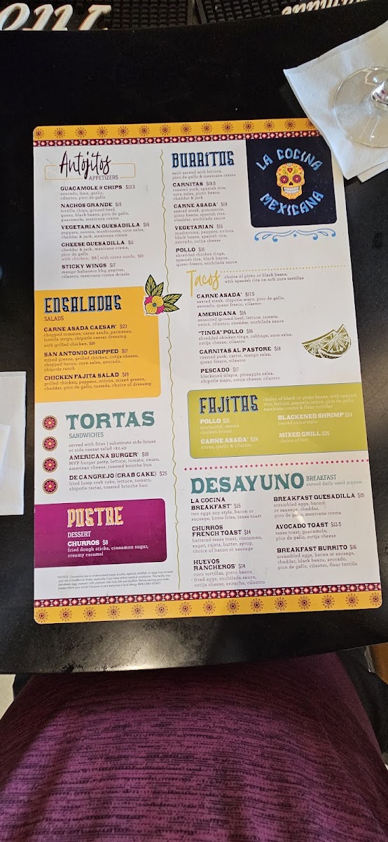 La Cocina Mexicana Photo Menu 8