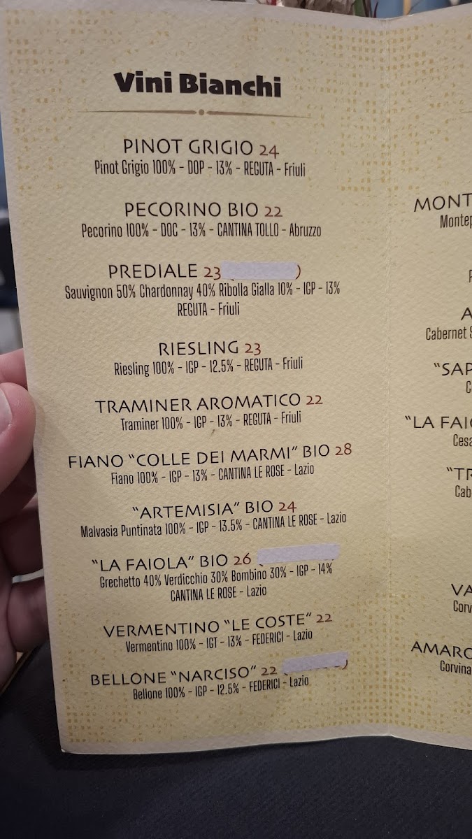Osteria Nonna Rosa Photo Menu 2