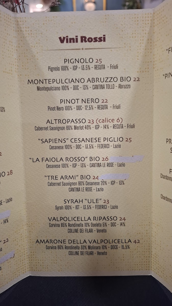 Osteria Nonna Rosa Photo Menu 7
