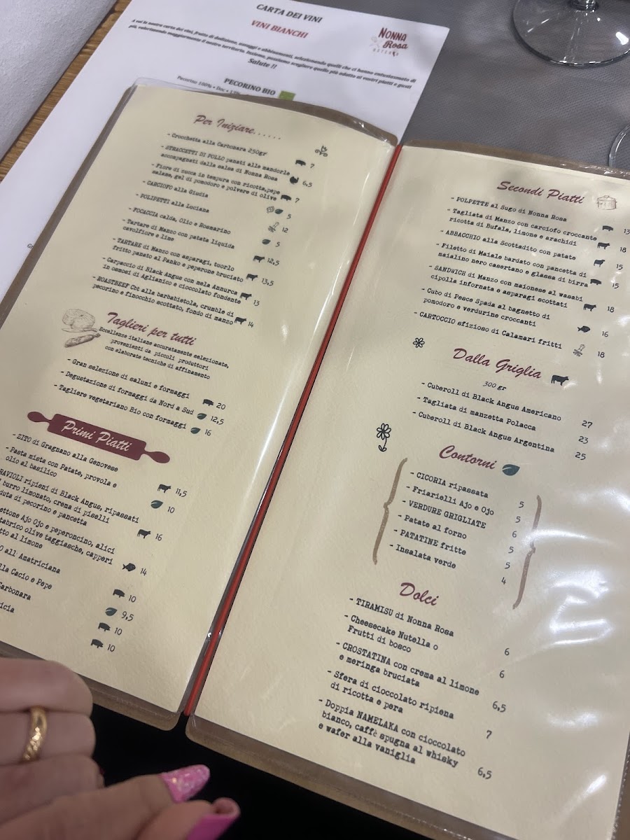 Osteria Nonna Rosa Photo Menu 8