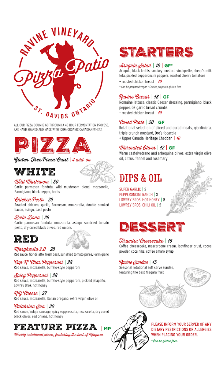 Four Mile Pizza Photo Menu 1