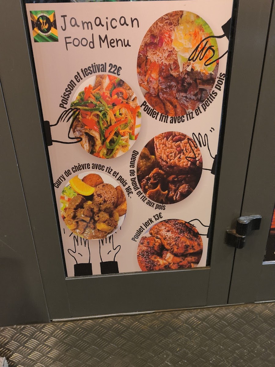 Jamaican creative promotion in Paris Photo Menu 1