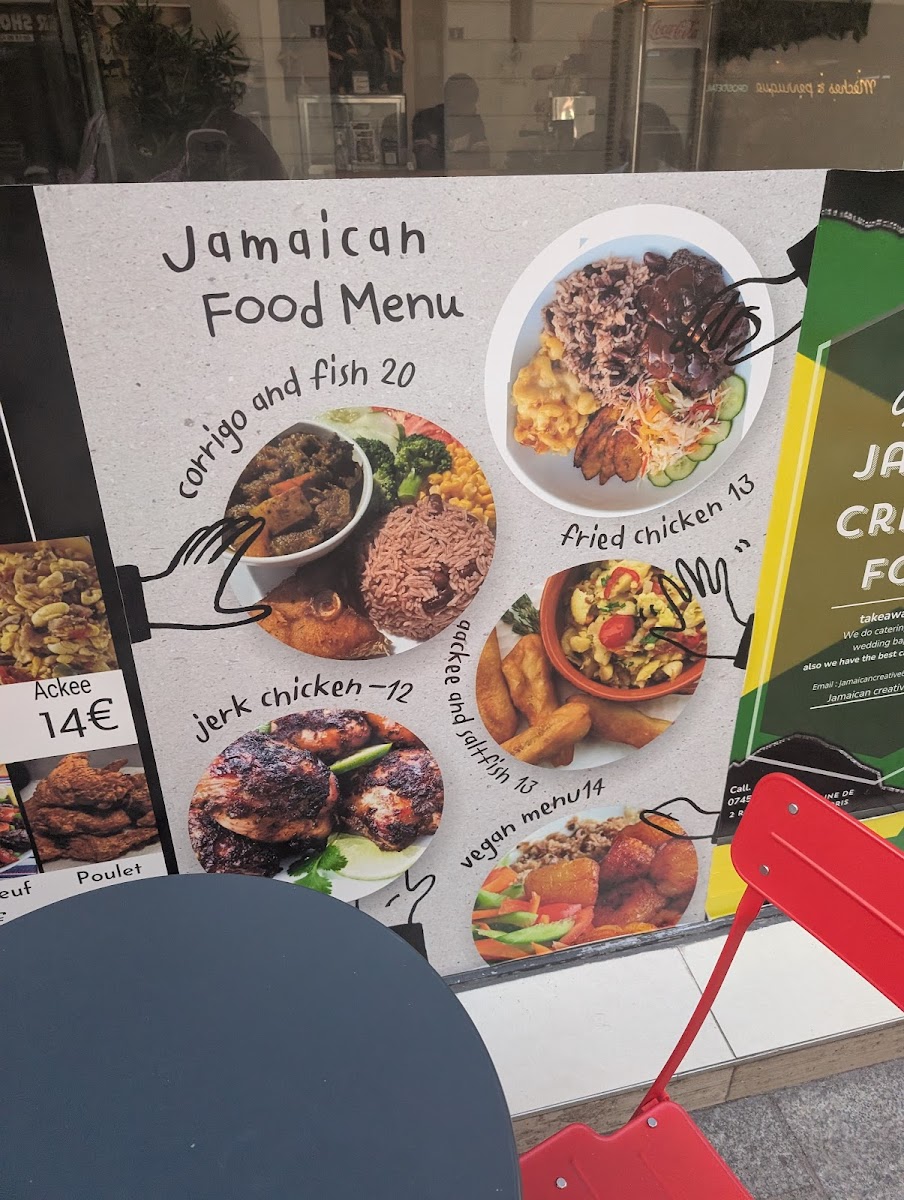 Jamaican creative promotion in Paris Photo Menu 6
